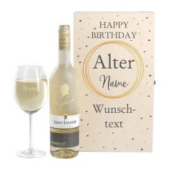 Maybach Weißwein Geschenkset zum Geburtstag