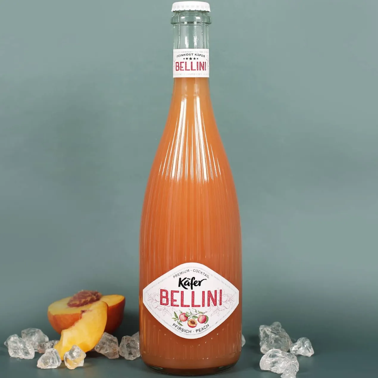 Mädelsabend-Set mit Bellini und 2 Sektgläsern