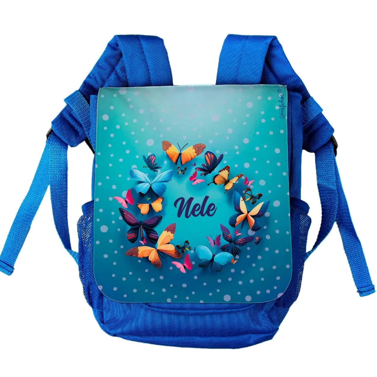 Mein erster Rucksack mit Schmetterlingen und Name