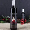 Merlot Rotweinflasche -Frohes Fest- mit Wunschname