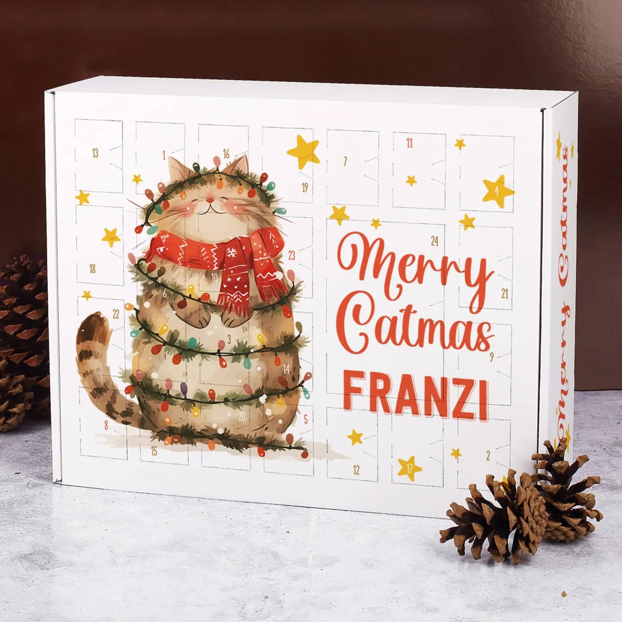 Merry Catmas - DIY Adventskalender mit Katzenmotiv