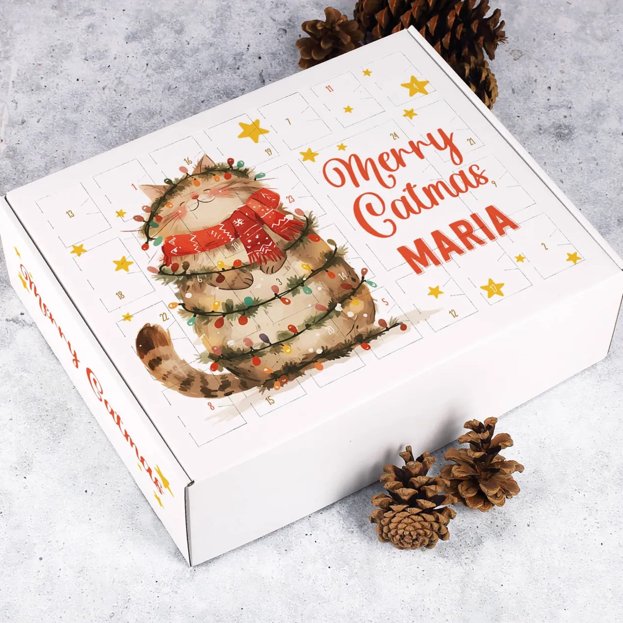 Merry Catmas - DIY Adventskalender mit Katzenmotiv