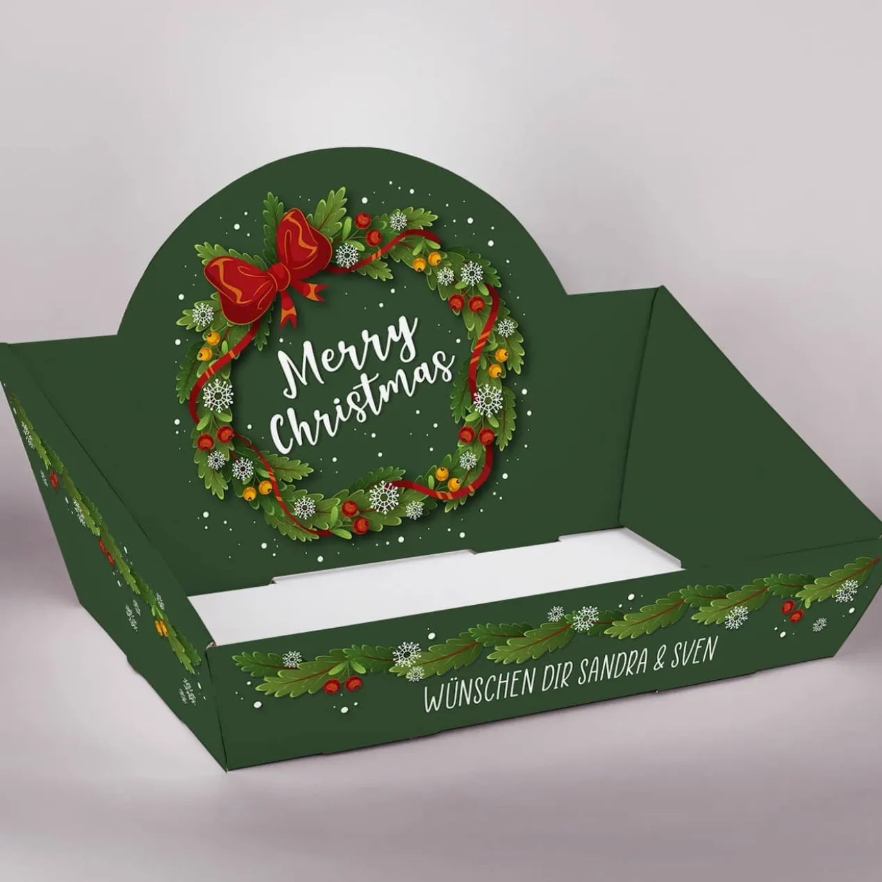 Merry Christmas - Geschenkkorb für Weihnachtsgeschenke