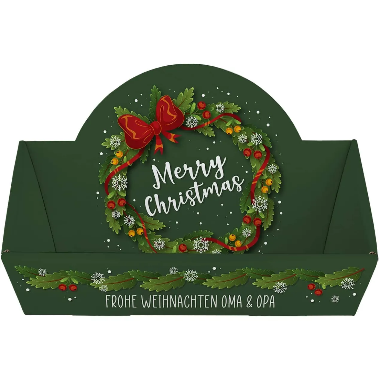 Merry Christmas - Geschenkkorb für Weihnachtsgeschenke