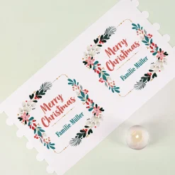 Merry Christmas - Lichthülle als Tischdeko zu Weihnachten in zwei verschiedenen Größen