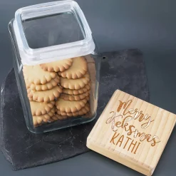 Merry Keksmas - Vorratsglas in 4 Größen mit Wunschname
