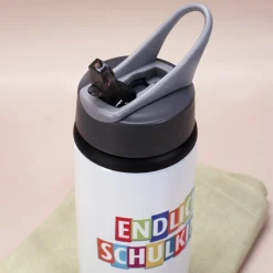 Metall-Trinkflasche - Endlich Schulkind