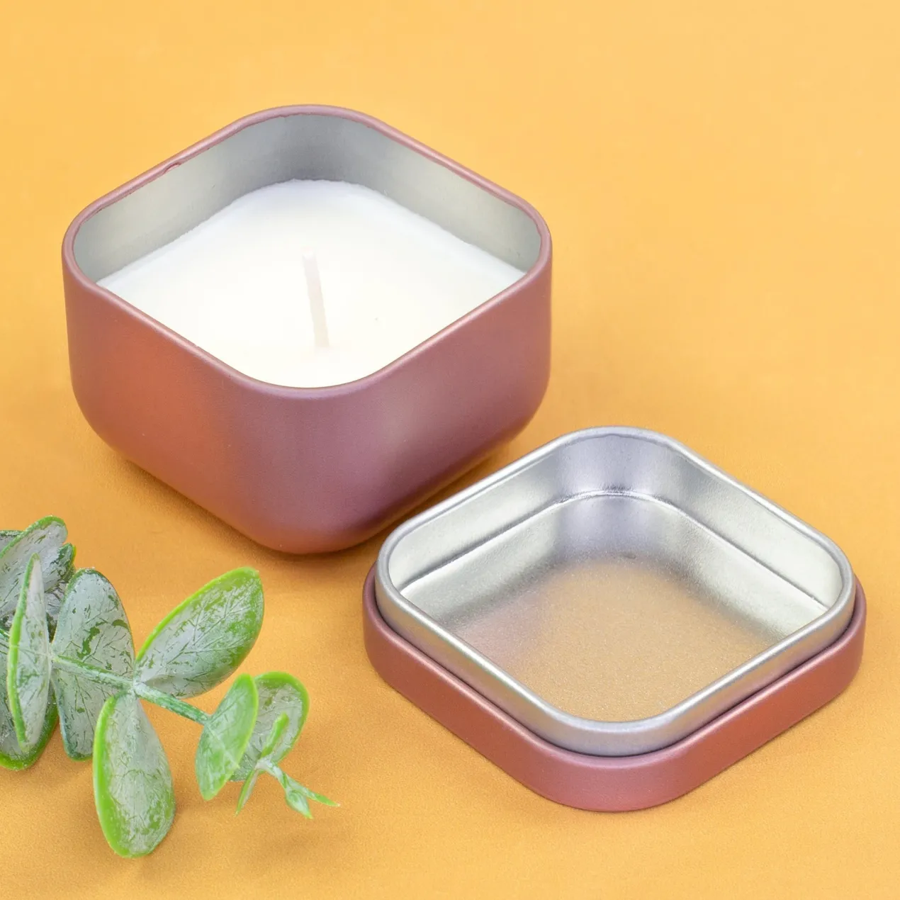Mini Duftkerze als Geschenk zum Geburtstag personalisiert mit Name | Gold oder Rosé