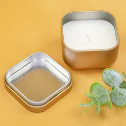 Mini Duftkerze 'Happy Birthday' mit Vanille Duft als Geschenk zum Geburtstag | Gold oder Rosé