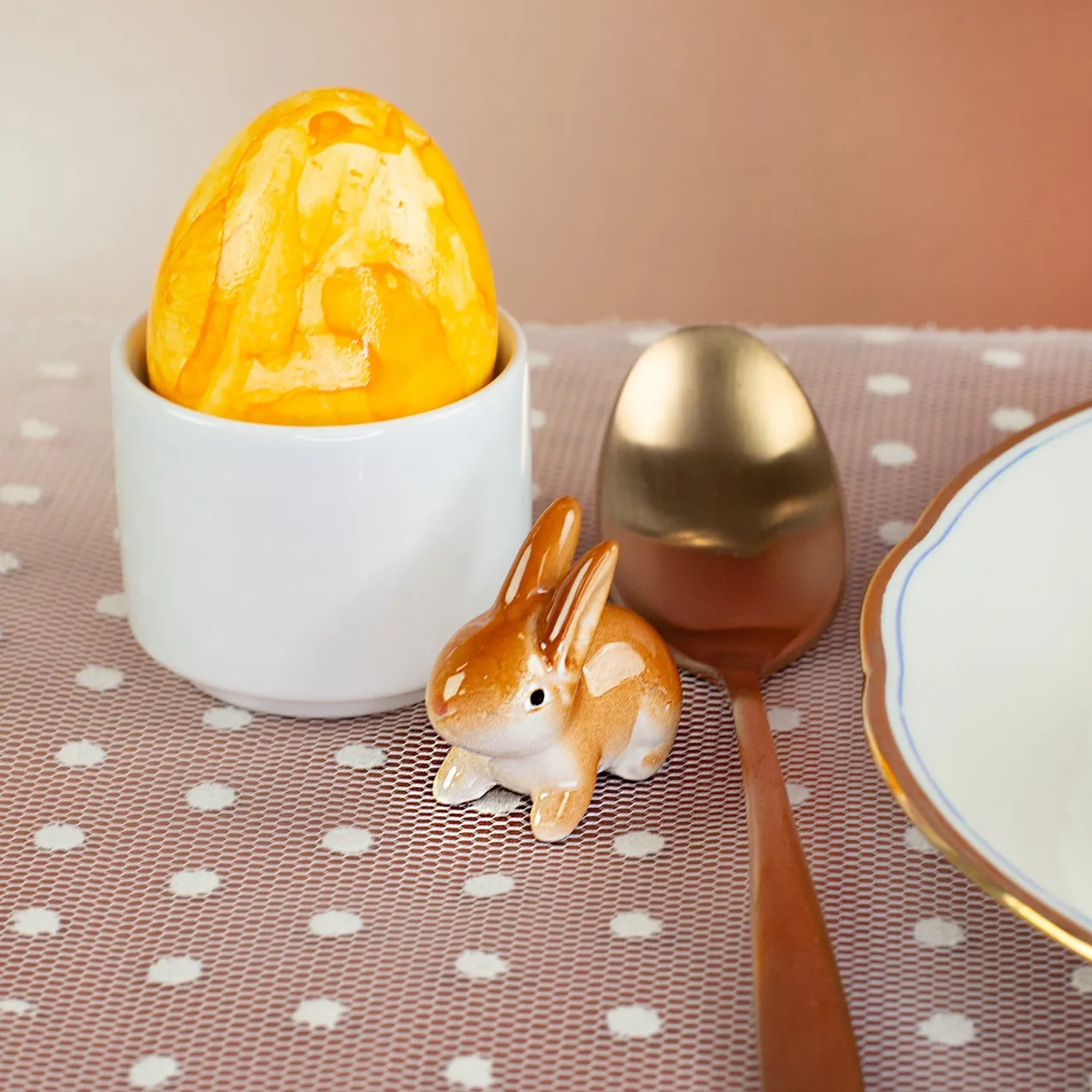 Mini Häschen aus Keramik | Dekoration zu Ostern