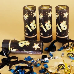 Mini-Konfetti-Kanonen zum Geburtstag - 4er Set