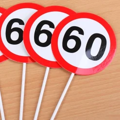 Mini Verkehrsschilder zum 60. Geburtstag