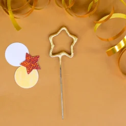Mini Wunderkerze Stern gold