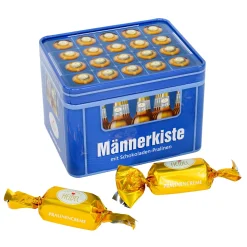 Männerkiste mit Schokolade | Bierkasten Design