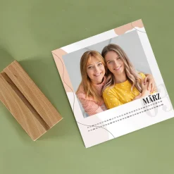 Moderner Tischkalender mit Fotoaufdruck