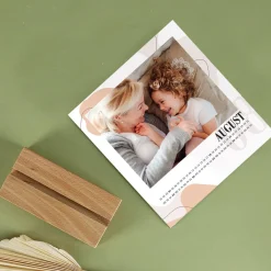 Moderner Tischkalender mit Fotoaufdruck