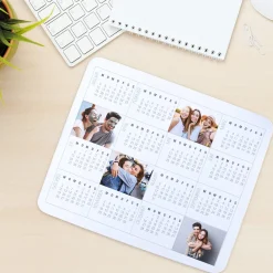 Mousepad mit Kalender 2026 und Fotoaufdruck