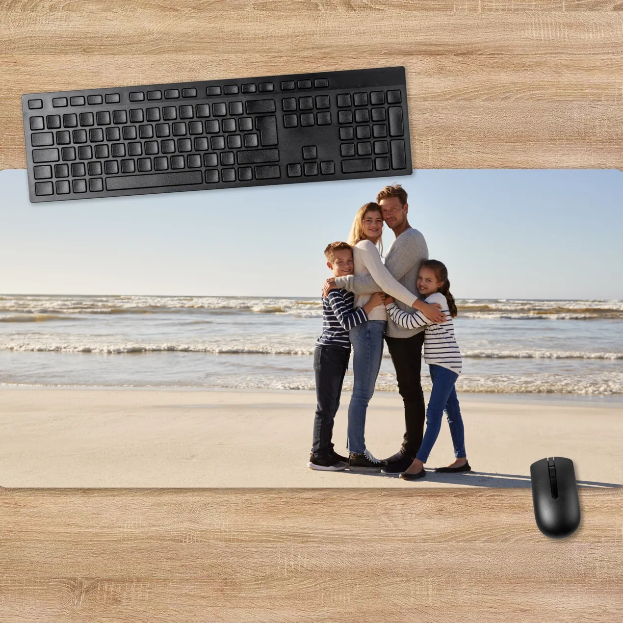 Mousepad XXL mit eigenem Foto | Personalisierte Schreibtischunterlage