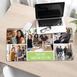 Mousepad XXL personalisiert mit Fotos & Wunschtext | Schreibtischunterlage & Gaming-Mauspad