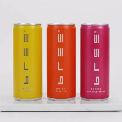 Muttivationsdosen zum Muttertag - 3 Bree Spritz Dosen im Geschenkkorb