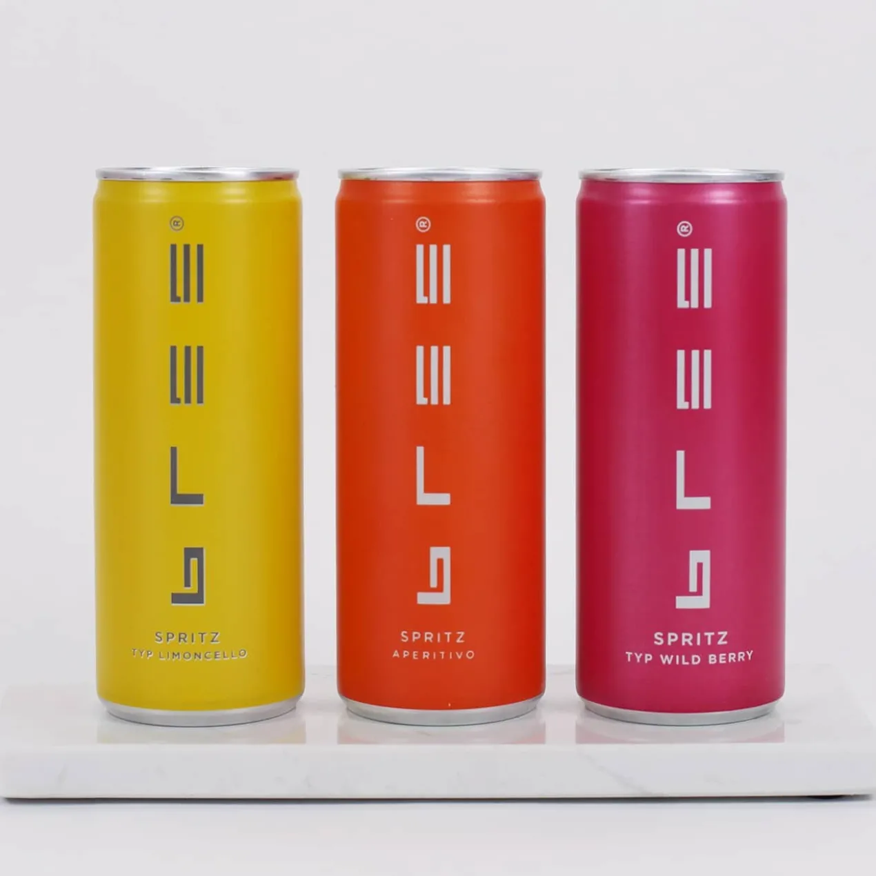 Muttivationsdosen zum Muttertag - 3 Bree Spritz Dosen im Geschenkkorb