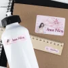 Namensaufkleber Prinzessin mit Name personalisiert | 100 Aufkleber für Mädchen, Schule & Kindergarten