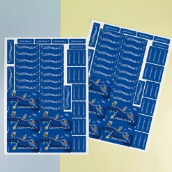 100 Namenssticker - Weltall