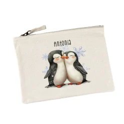 Niedliche Beautycase mit Pinguinmotiv
