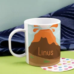 Niedliche Drachentasse mit Wunschname | Tasse als Geschenk für Kinder