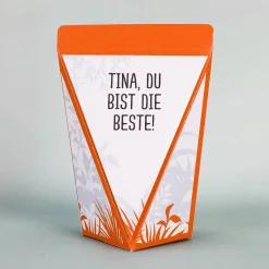 niedliche Geschenktüte für eine kleine Umarmung - mit Bonbons, Schokolade oder ohne Füllung