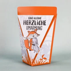 niedliche Geschenktüte für eine kleine Umarmung - mit Bonbons, Schokolade oder ohne Füllung