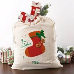 Nikolaus Geschenkesack mit Ihrem Namen
