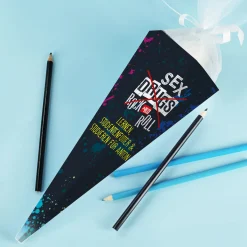 No Sex, Drugs and Rock'n Roll - kleine Zuckertüte fürs Studium, 28 cm