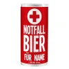 Notfall Bier in der 1 Liter Bierdose mit Namensaufdruck