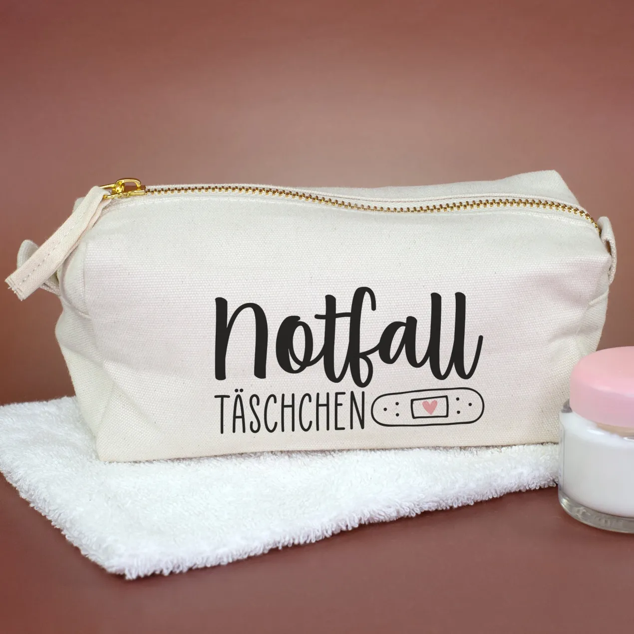 Notfalltäschchen & Medikamententasche als Reise Geschenk in 2 Größen | Beautycase und Kosmetiktasche