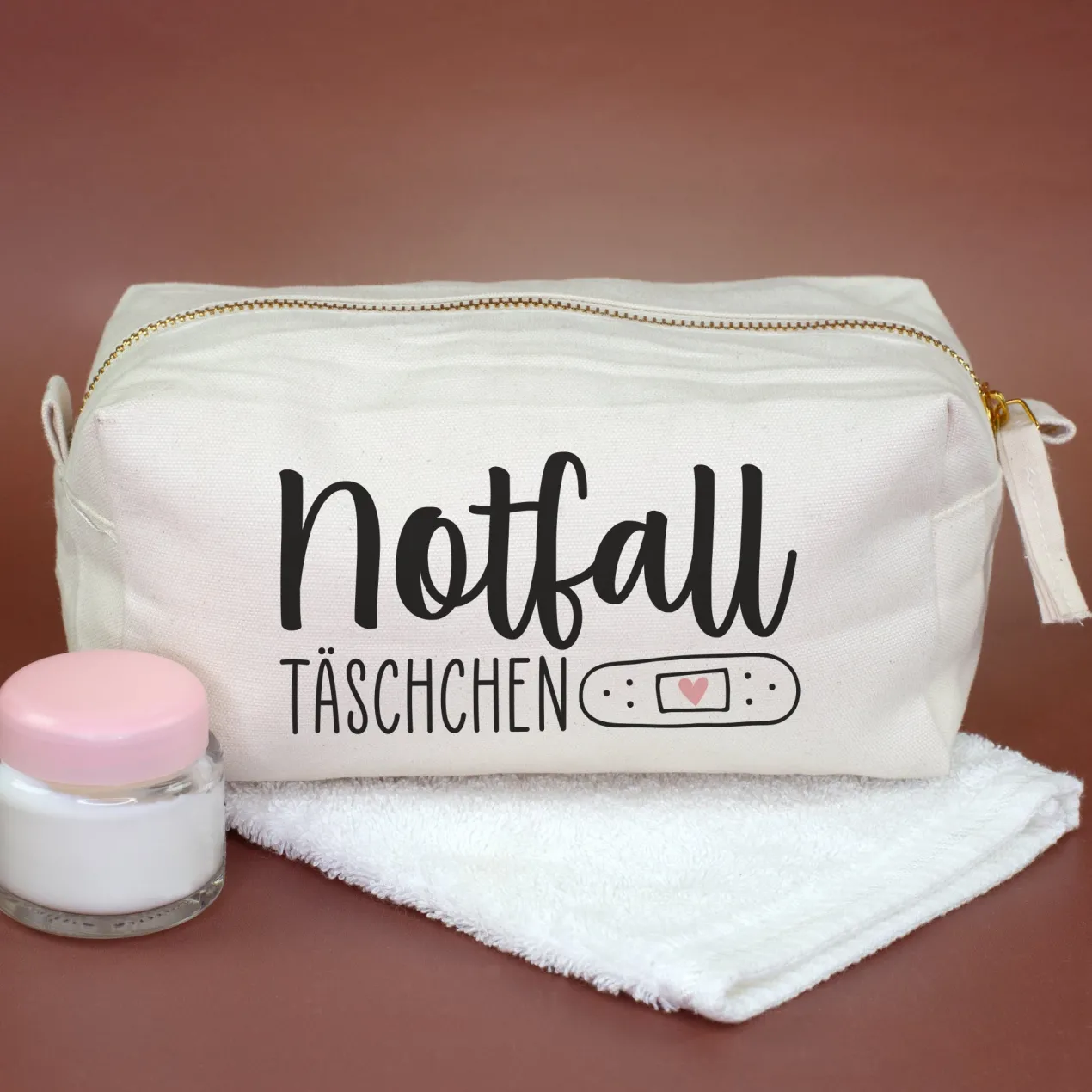 Notfalltäschchen & Medikamententasche als Reise Geschenk in 2 Größen | Beautycase und Kosmetiktasche