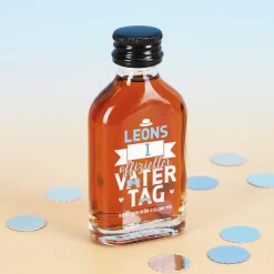 Offizieller Vatertagsschnaps - Schnaps Fläschchen zum Vatertag mit Name bedruckt