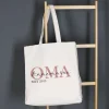 Oma seit - Einkaufsbeutel aus robustem Baumwollstoff