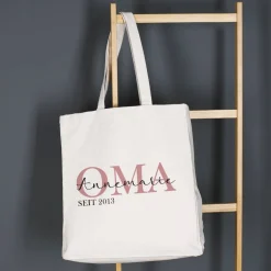 Oma seit - Einkaufsbeutel aus robustem Baumwollstoff