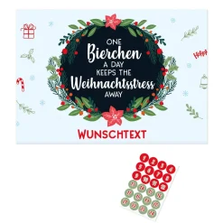 One Bierchen a day... DIY Adventskalender Set für Bierkästen