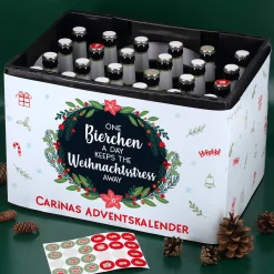 One Bierchen a day... DIY Adventskalender Set für Bierkästen