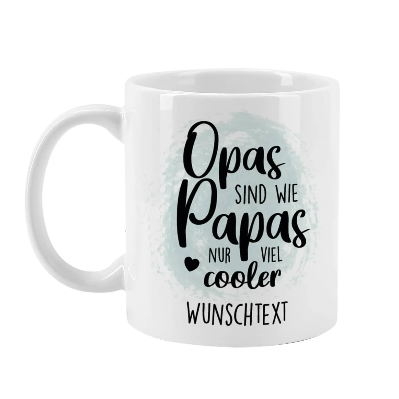 Opa ist cooler - persönlich bedruckte Tasse für Opas