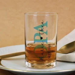 Opa seit... - Schnapsglas mit Ihrem Wunschtext und Jahr
