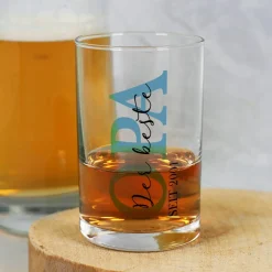 Opa seit... - Schnapsglas mit Ihrem Wunschtext und Jahr