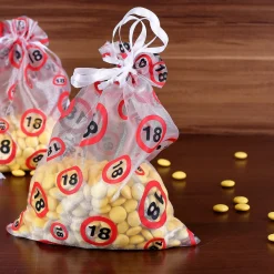 Organza-Beutel zum 18. Geburtstag