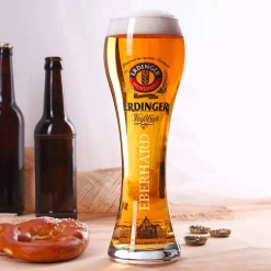 Original Erdinger Weißbierglas mit Gravur Ihres Wunschnamens