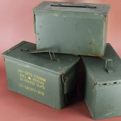 Original US Army - Munitionskiste mit Monogramm, Name und Wunschtext