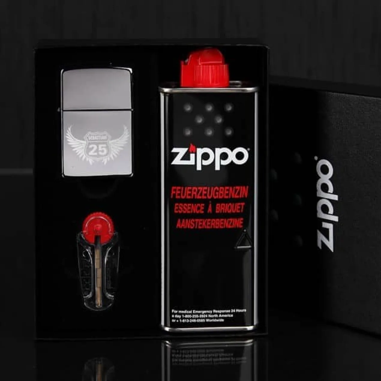Original Zippo Feuerzeug mit Name und Alter