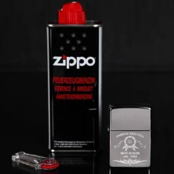 Original Zippo Feuerzeug mit stilvoller Gravur