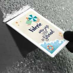 Origineller Eiskratzer mit Name... wäre jetzt lieber am Strand